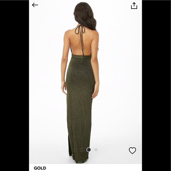 Gold and black long dress! - Picture 4 of 4